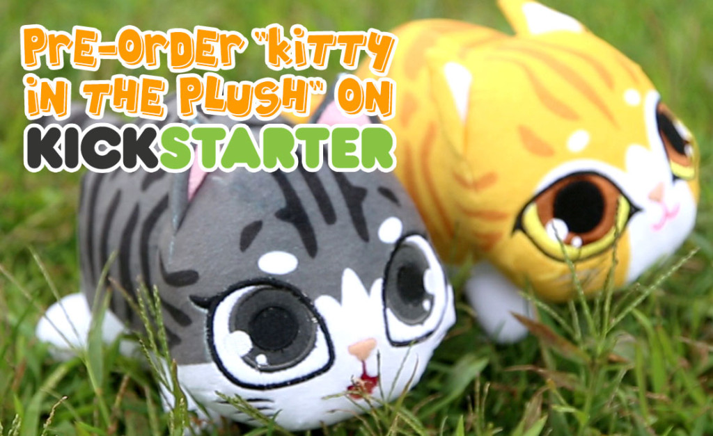 Pre-order “Kitty in the Plush” on Kickstarters